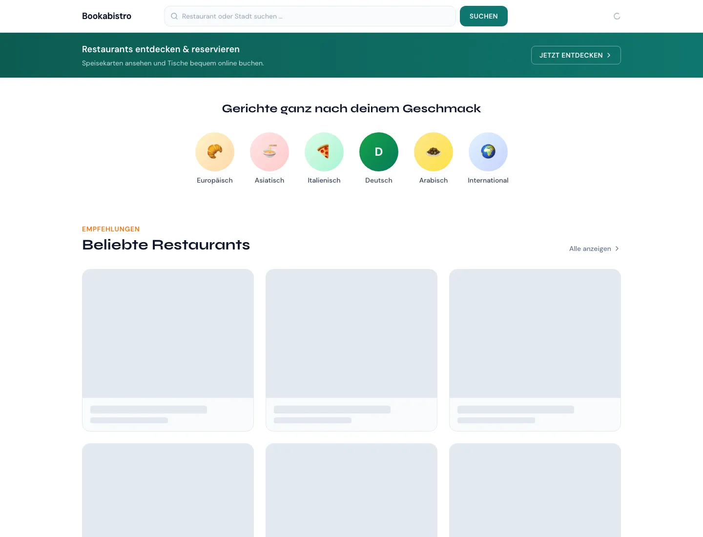 Screenshot der Case Study Book a Bistro von savelsberg.tech